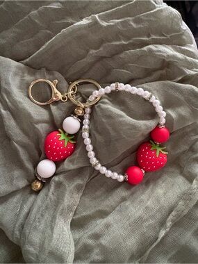 Strawberry Wristlet
